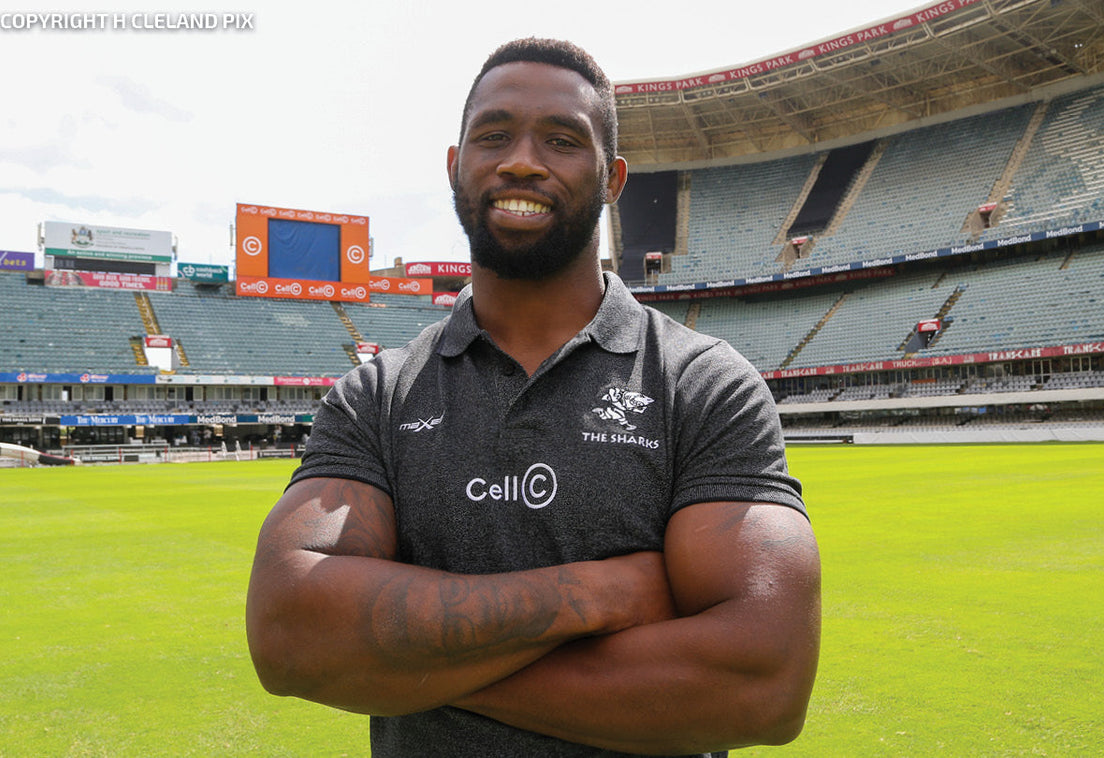 SIYA KOLISI IS OFFICIALLY A SHARK