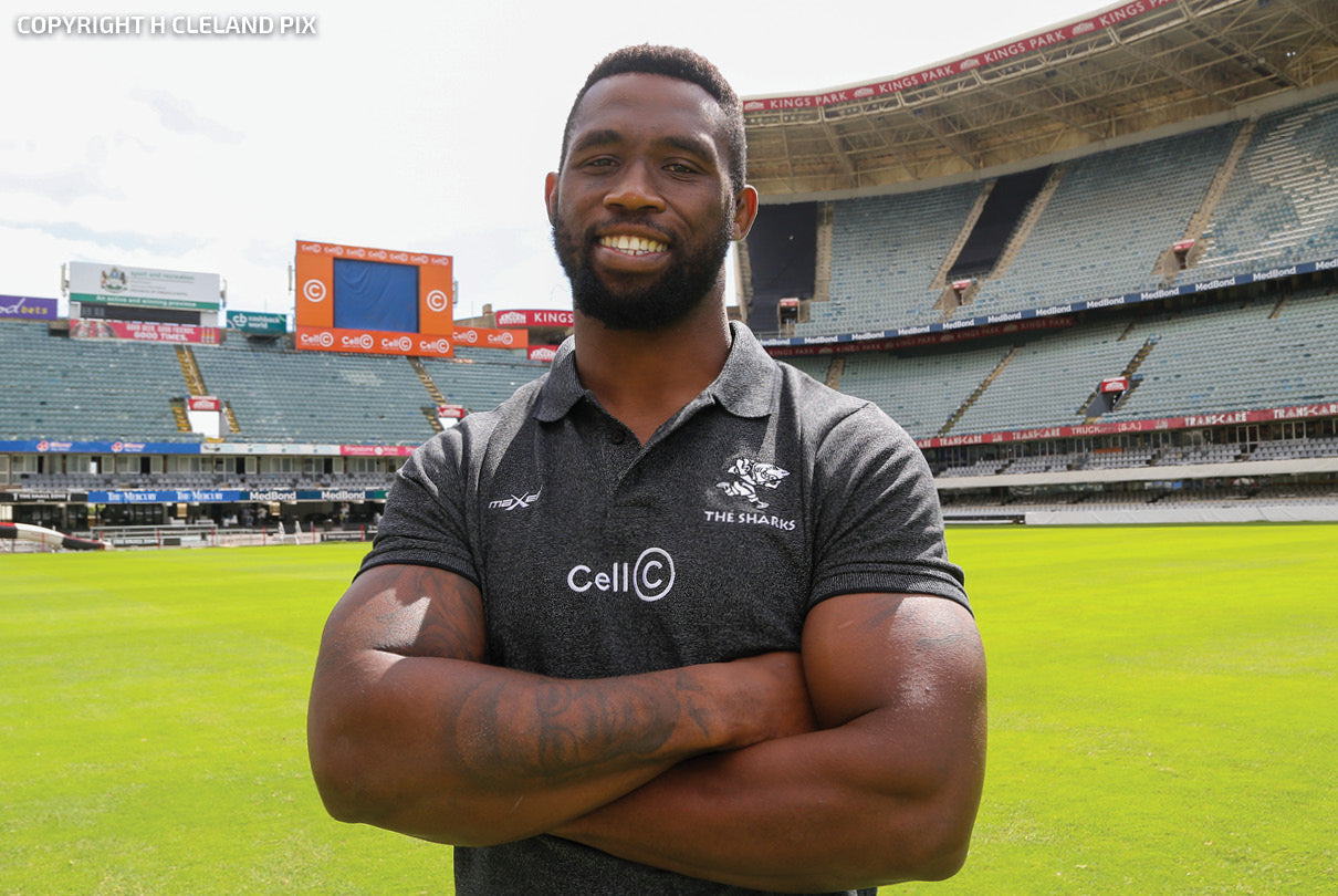 SIYA KOLISI IS OFFICIALLY A SHARK