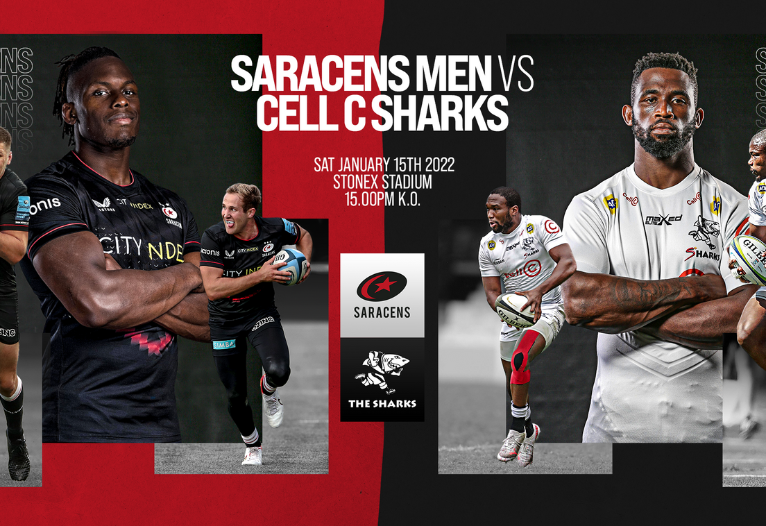 THE CELL C SHARKS TO PLAY SARACENS IN LONDON
