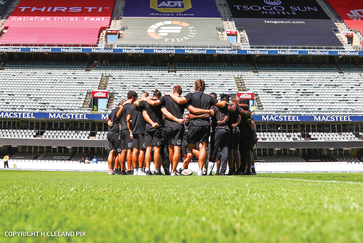 Cell C Sharks Team Huddle