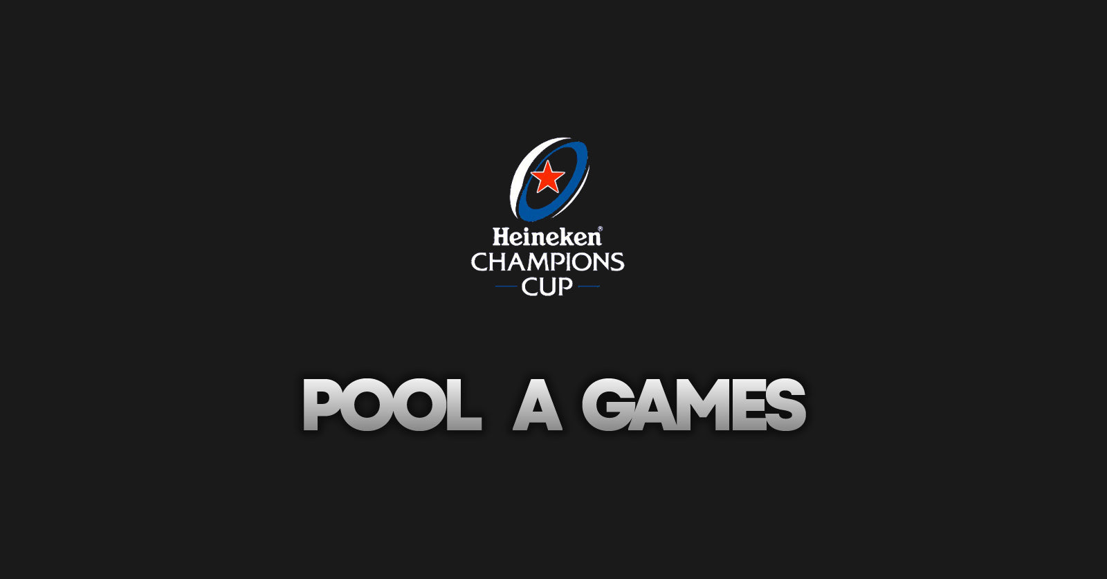 Heineken Champions Cup Draw