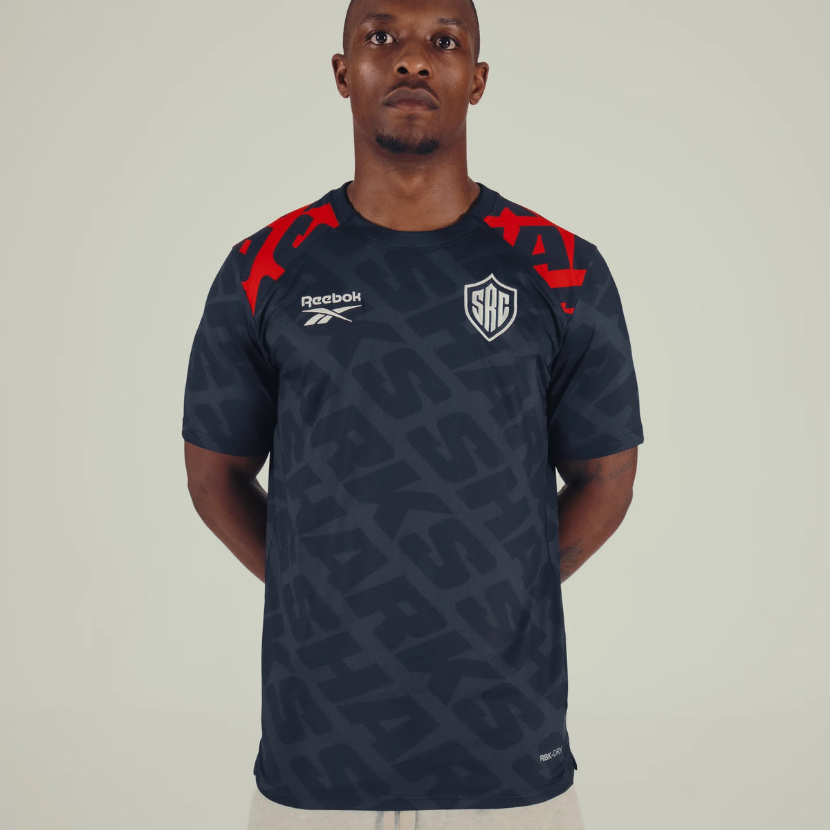 Sharks Reebok Players Training Tee Dark Grey