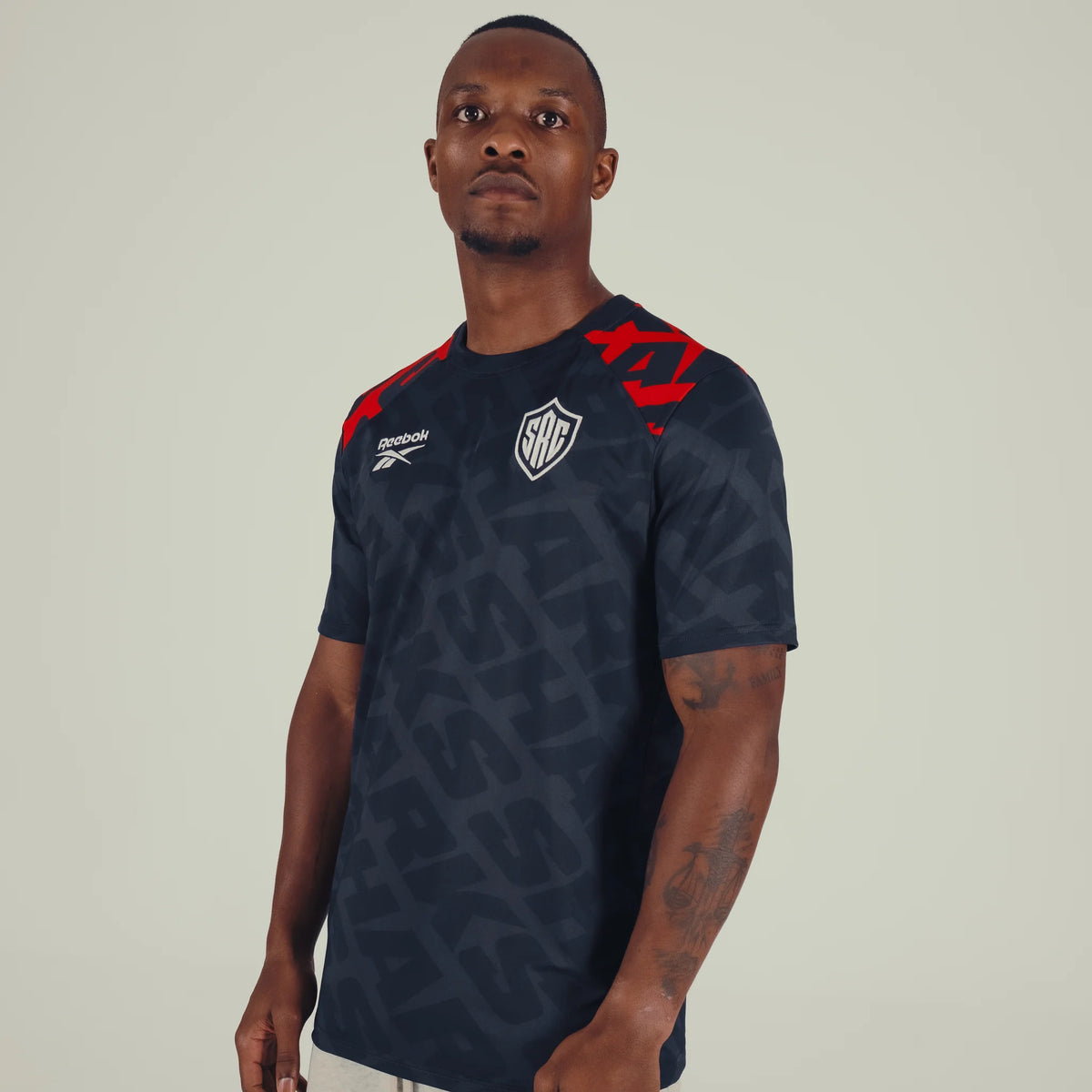 Sharks Reebok Players Training Tee Dark Grey