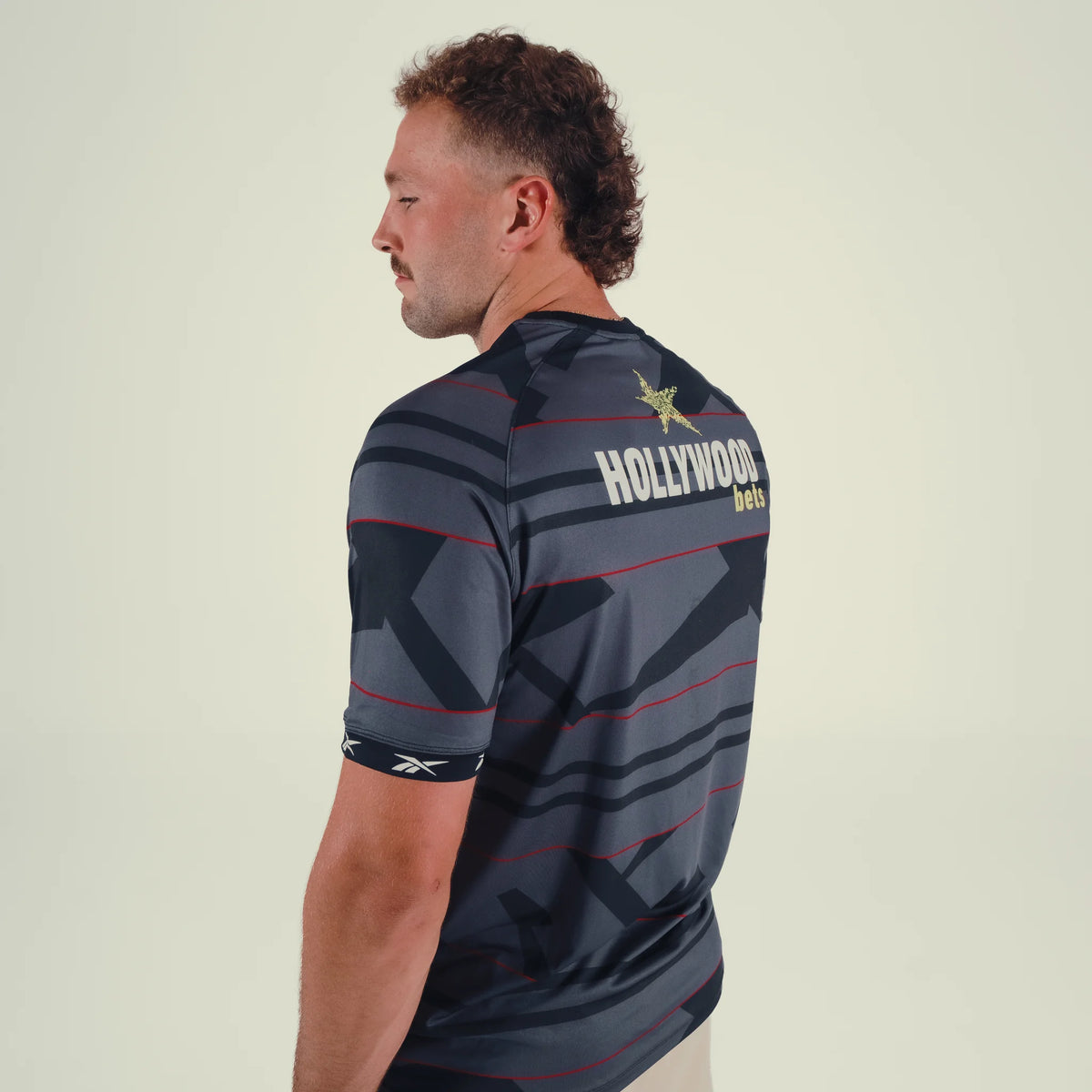 Sharks Reebok Pre Match Jersey 26-27 Black/Red