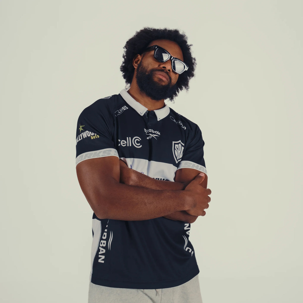 Sharks Reebok Currie Cup Jersey - 26/27 Mens