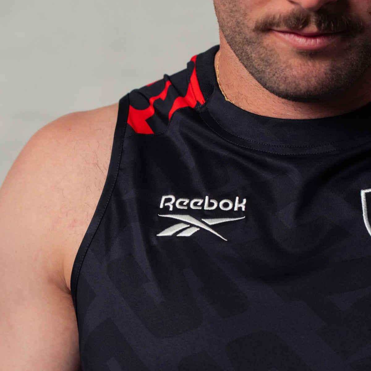 Sharks Mens Reebok Players Training Vest
