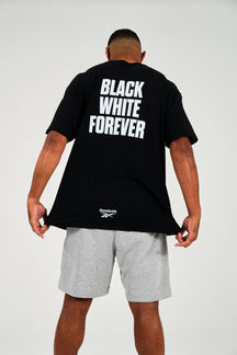 Sharks Reebok Black White Forever Tee - Black