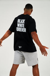 Sharks Reebok Black White Forever Tee - Black