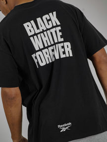 Sharks Reebok Black White Forever Tee - Black