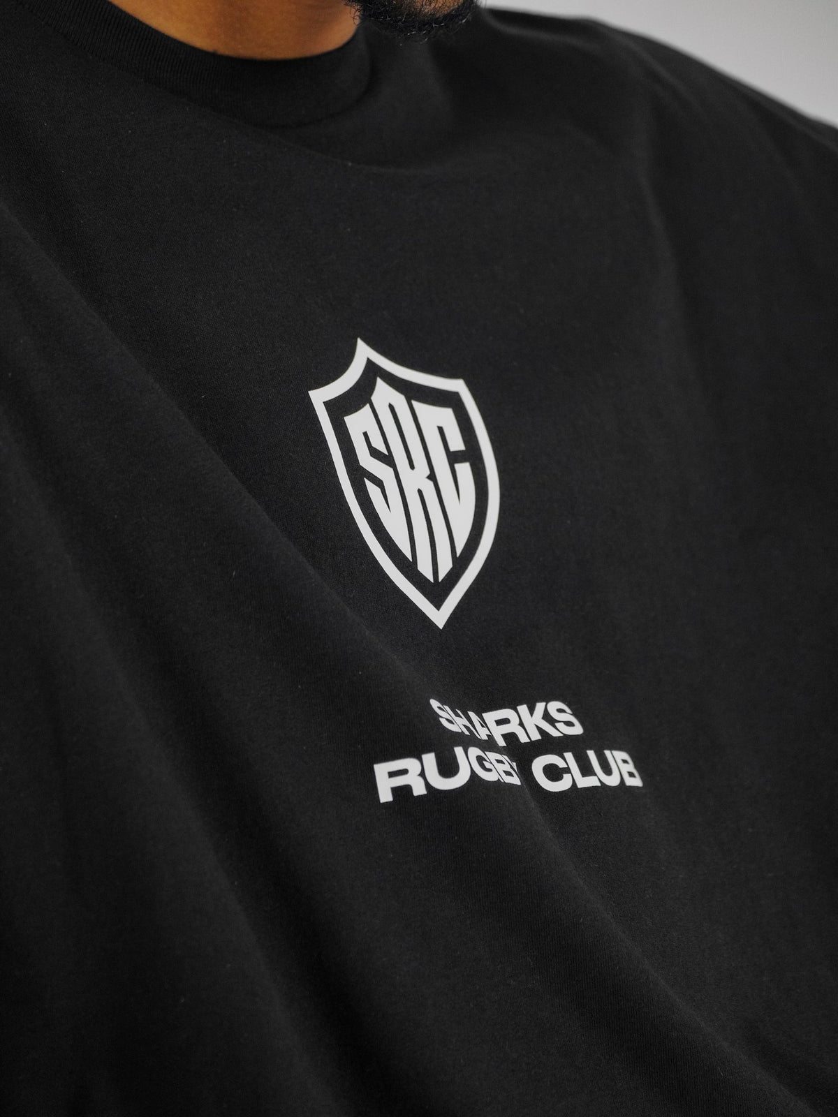 Sharks Reebok Black White Forever Tee - Black