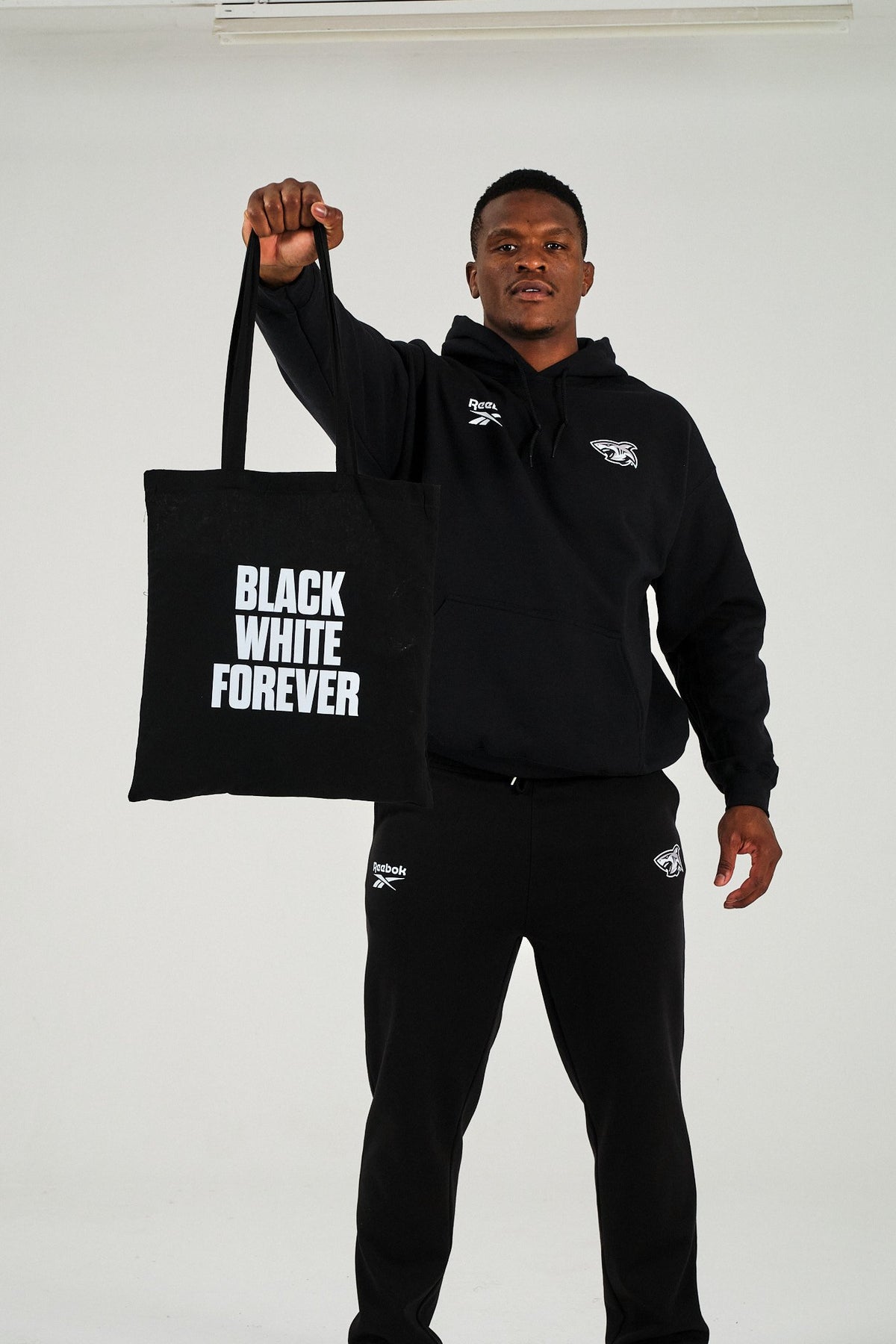 Sharks-Bwf Tote Bag-Black