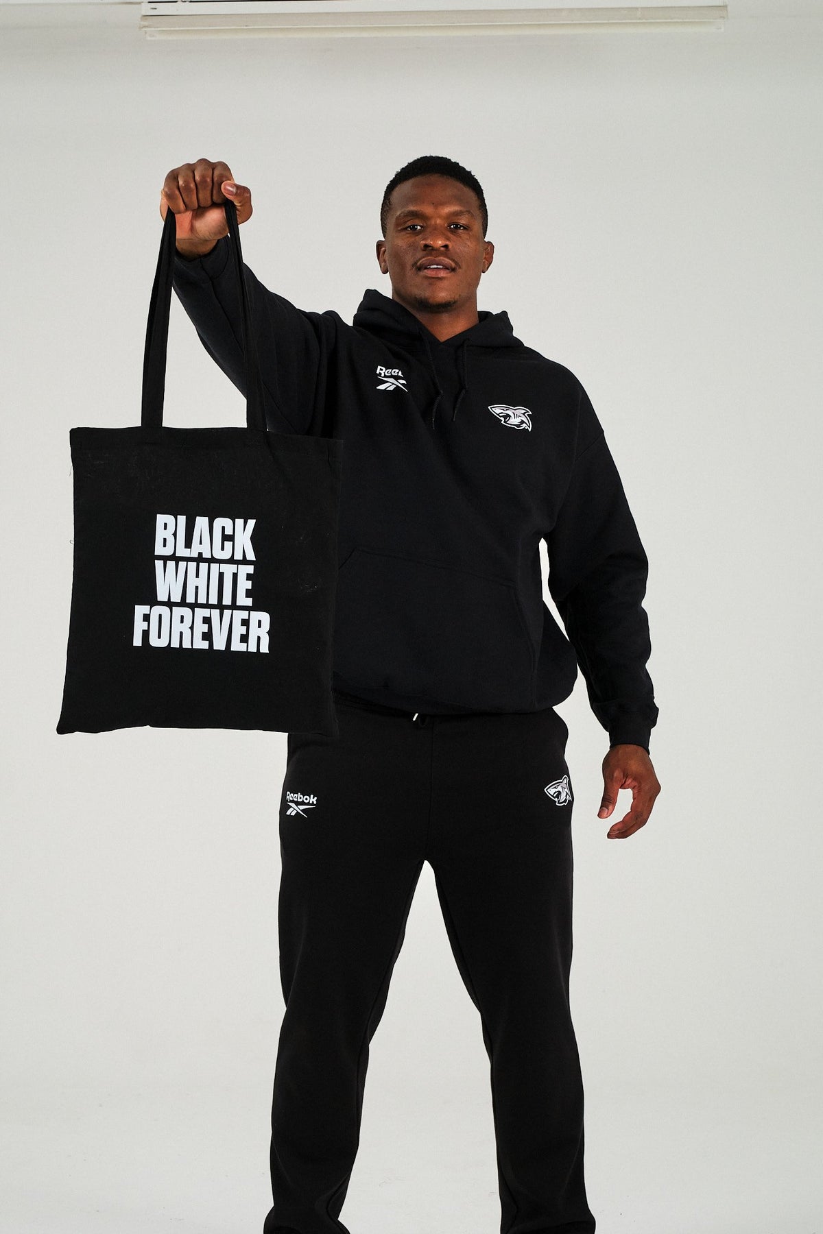 Sharks-Bwf Tote Bag-Black