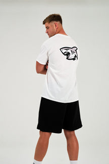 Sharks-Mens Mascot Tee-White