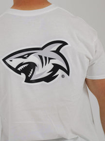 Sharks-Mens Mascot Tee-White
