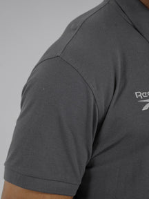Sharks-Mens Polo Embroidery-Charcoal