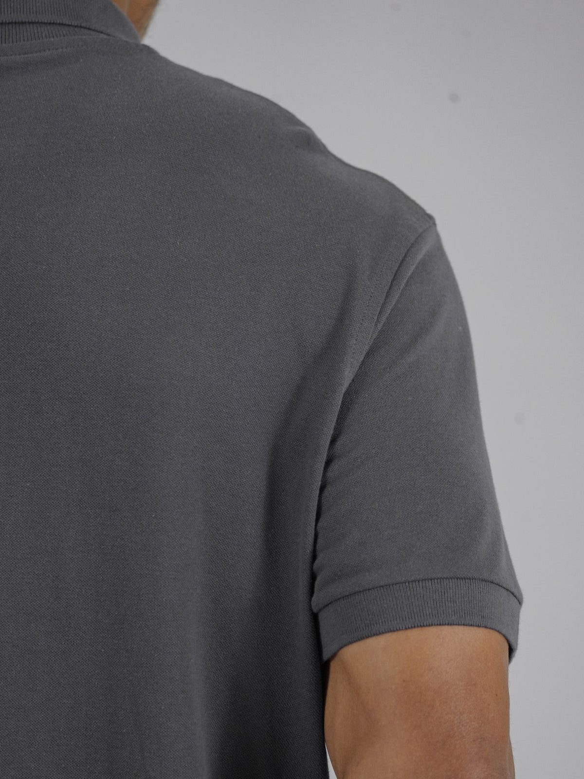 Sharks-Mens Polo Embroidery-Charcoal