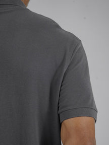 Sharks-Mens Polo Embroidery-Charcoal