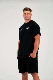 Sharks-Mens Tee Print-Black