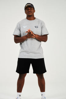 Sharks-Mens Tee Print-Sport Grey