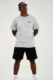 Sharks-Mens Tee Print-Sport Grey