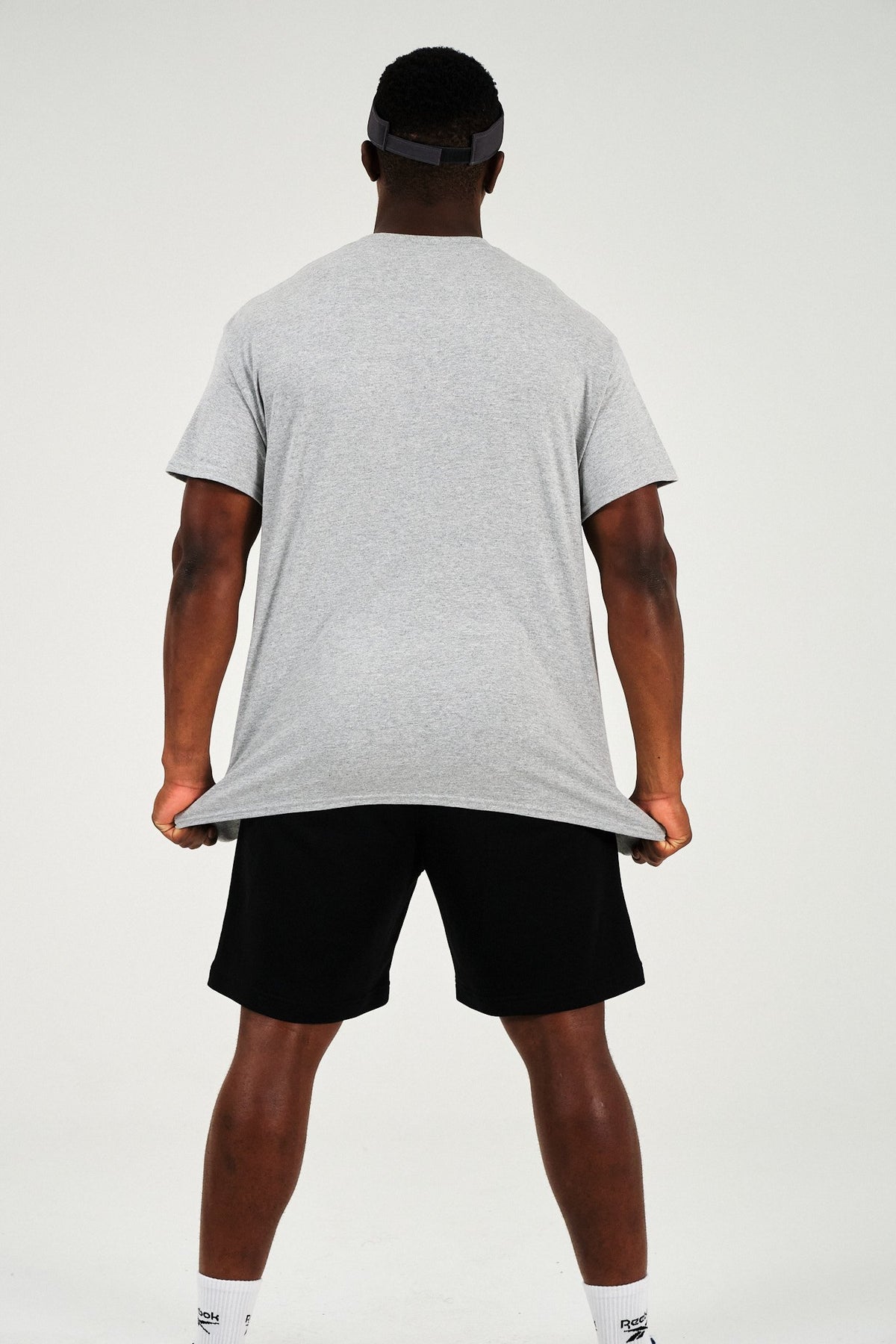 Sharks-Mens Tee Print-Sport Grey