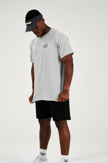 Sharks-Mens Tee Print-Sport Grey