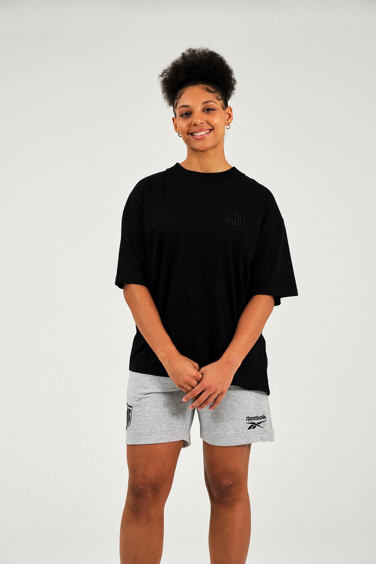 Sharks Reebok Black Tee