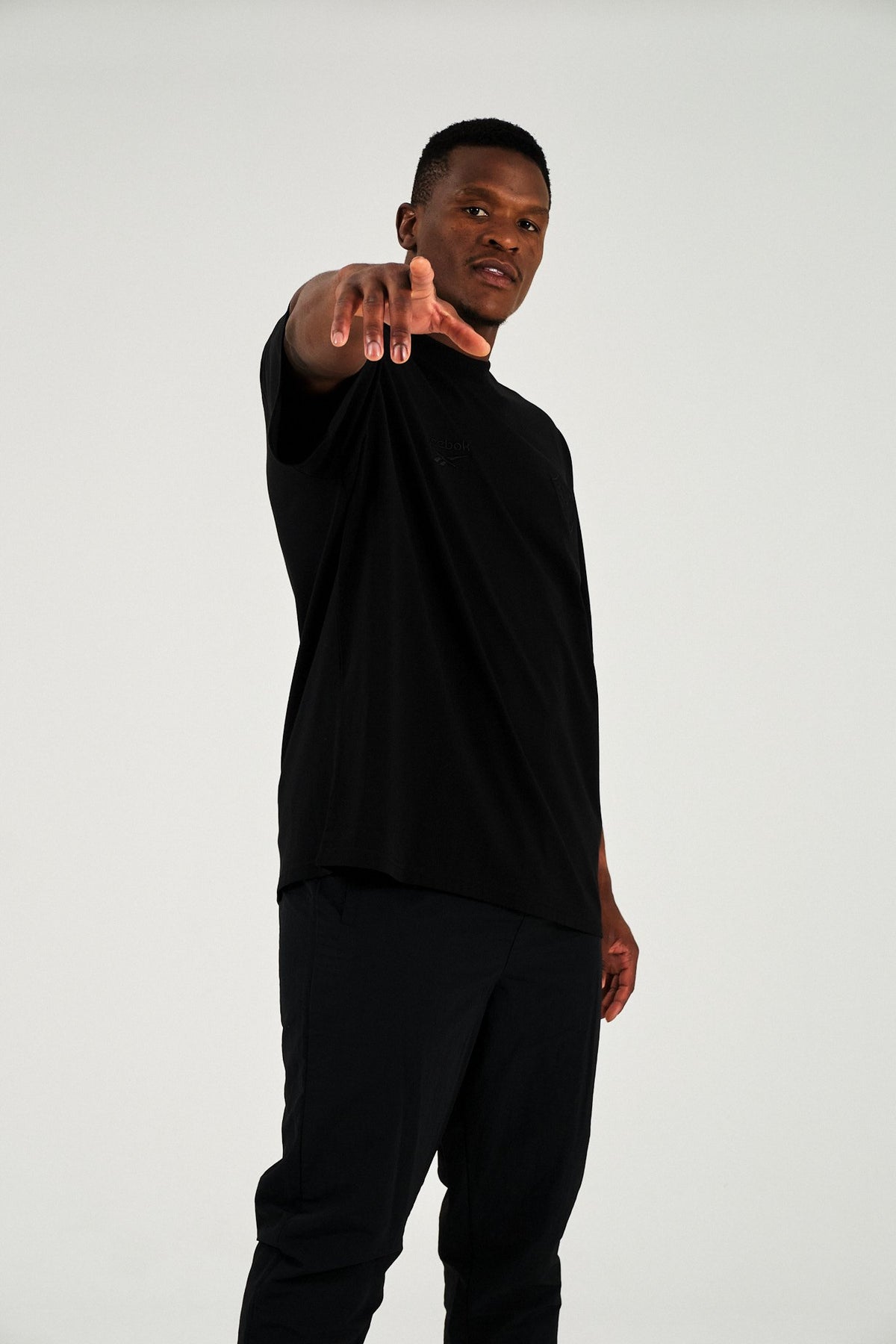Sharks Reebok Black Tee