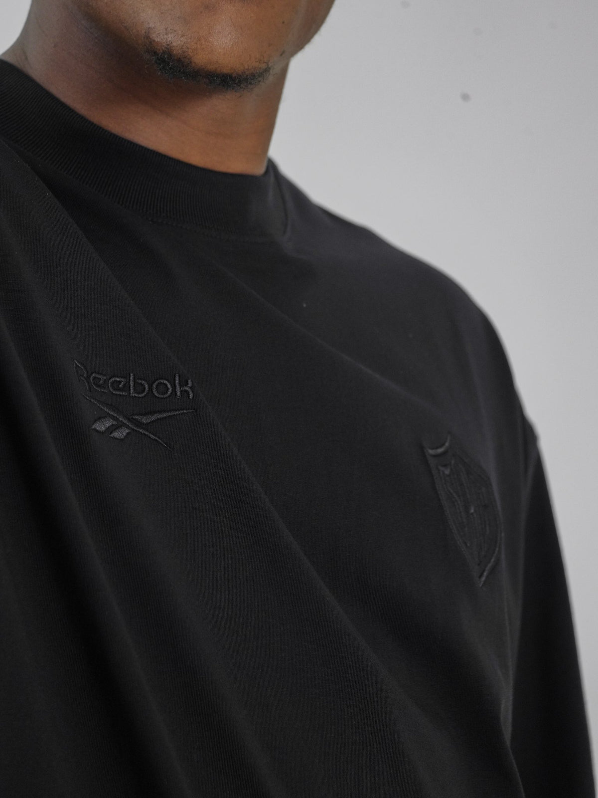 Sharks Reebok Black Tee