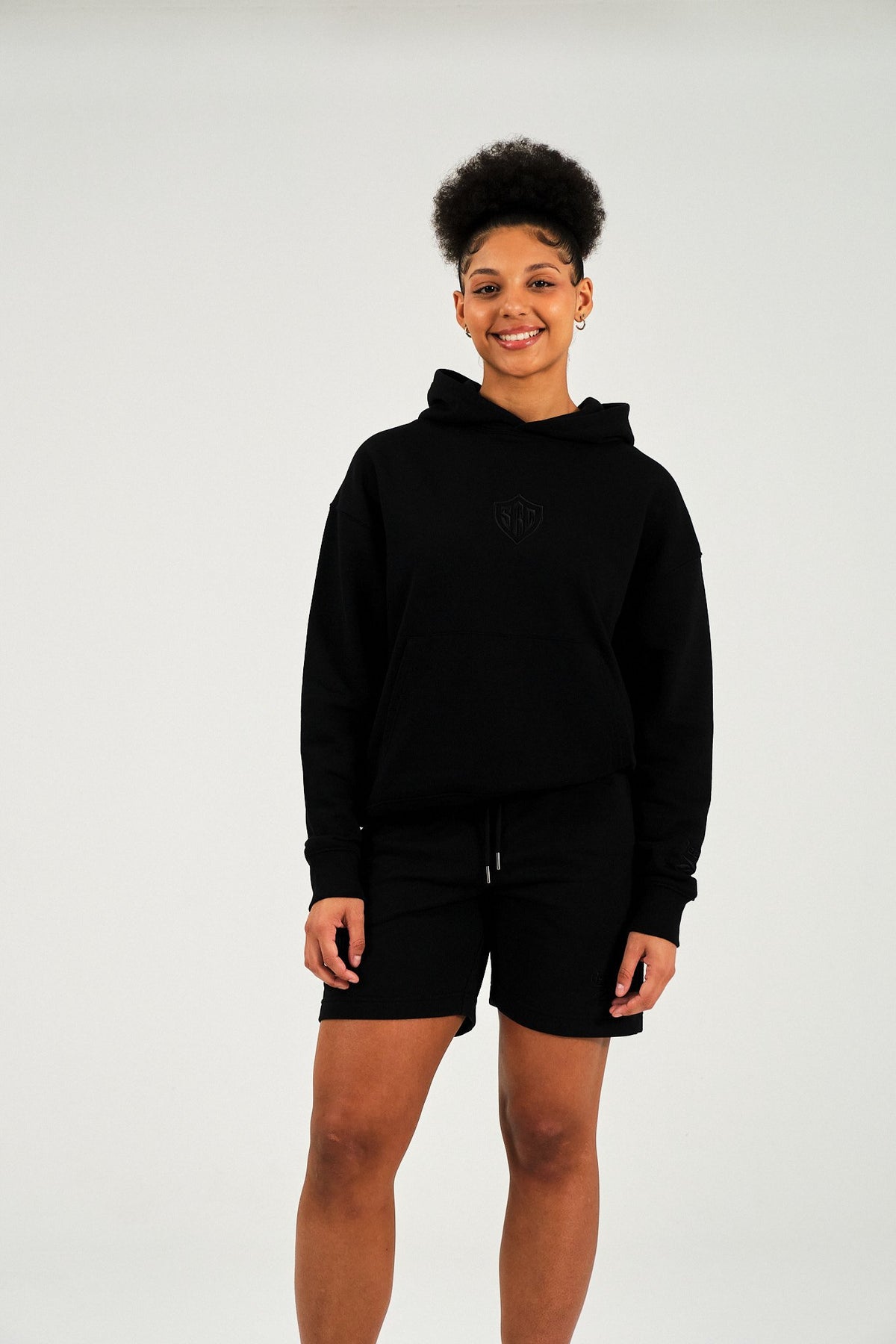 Sharks Reebok Black Tonal Shorts
