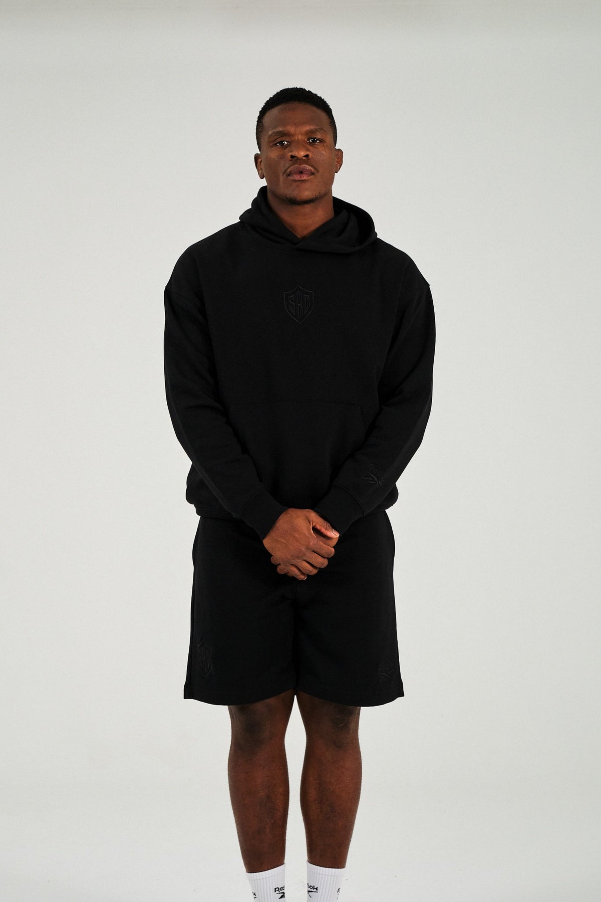 Sharks Reebok Black Tonal Shorts