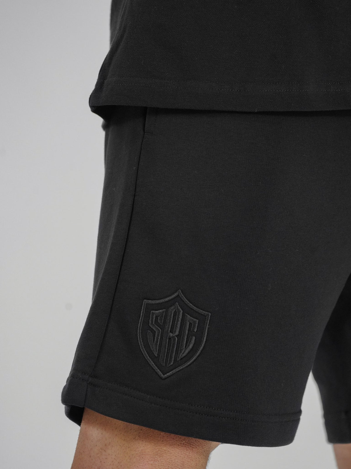 Sharks Reebok Black Tonal Shorts