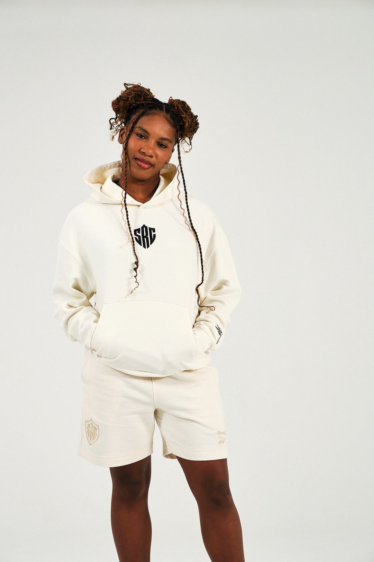 Sharks Reebok Cream Hoody