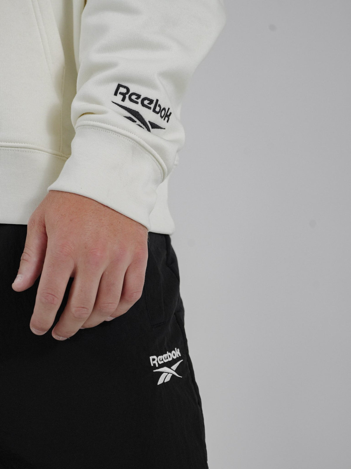 Sharks Reebok Cream Hoody