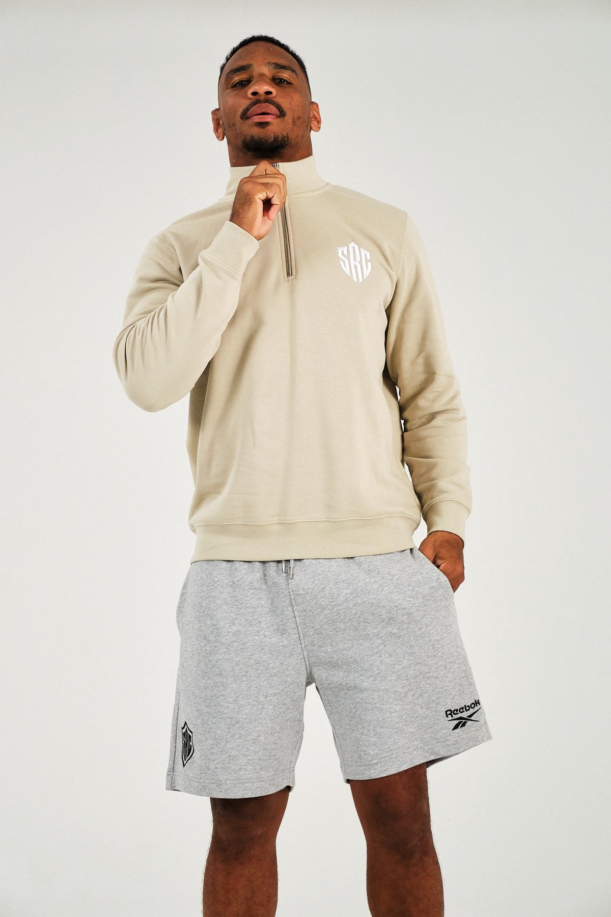 Sharks Reebok Desert Dust Quarter Zip