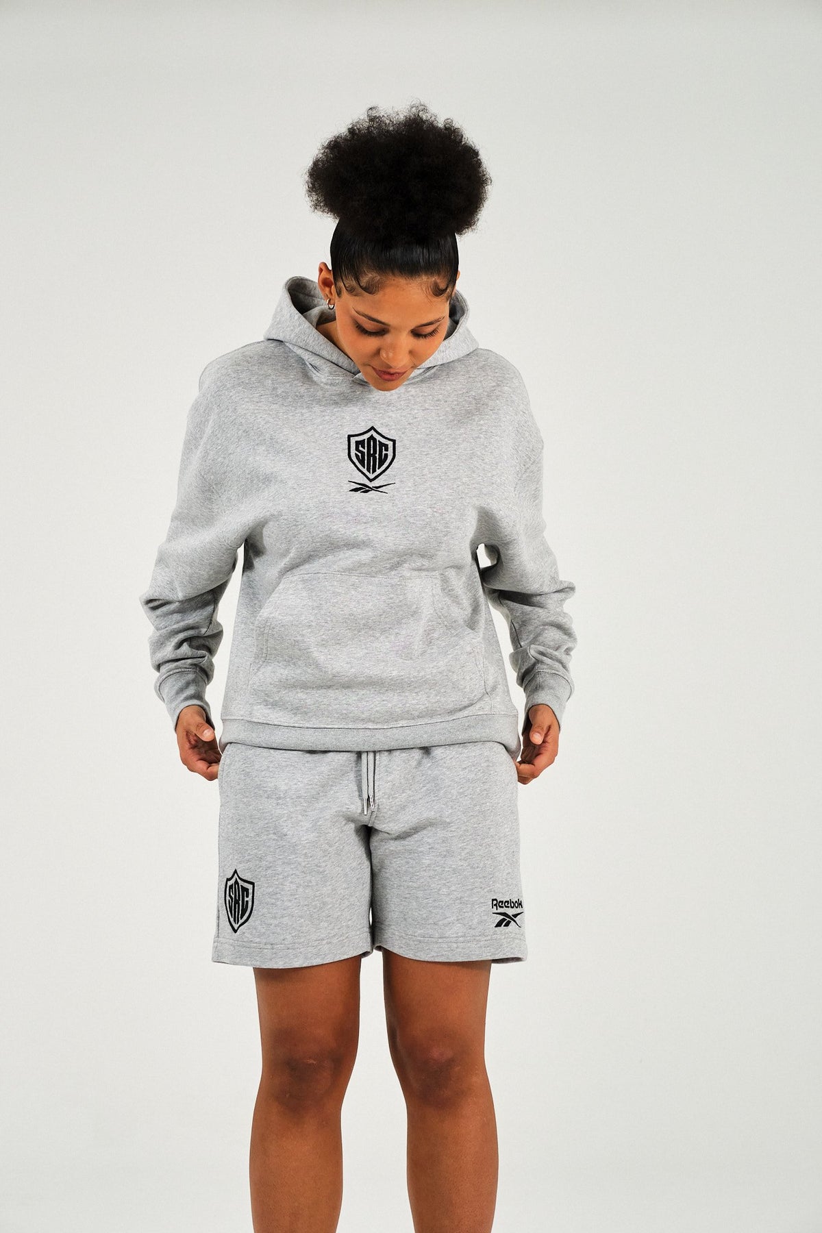 Sharks Reebok Heather Grey Hoody