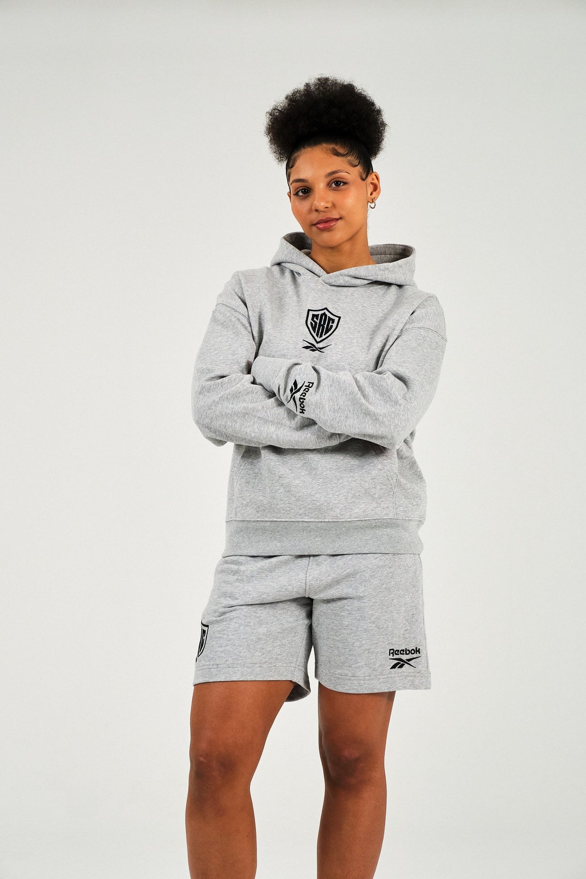 Sharks Reebok Heather Grey Hoody