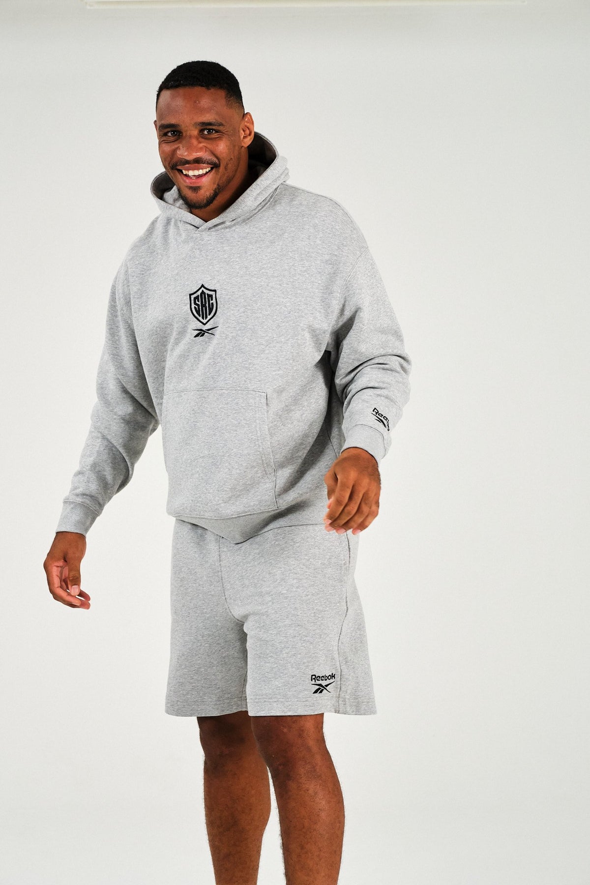 Sharks Reebok Heather Grey Hoody