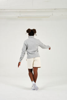 Sharks Reebok Heather Grey Quarter Zip