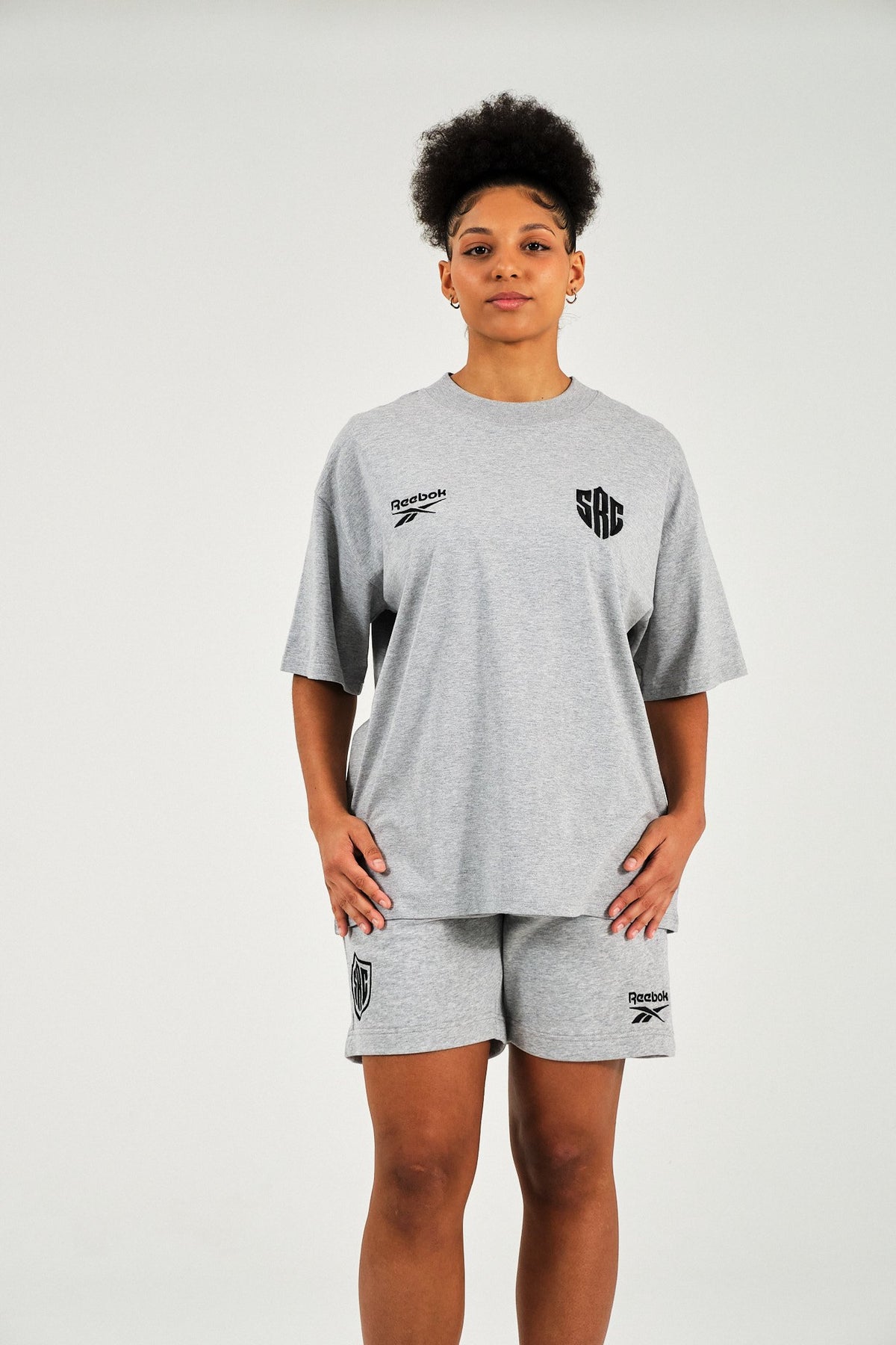 Sharks Reebok Heather Grey Shorts