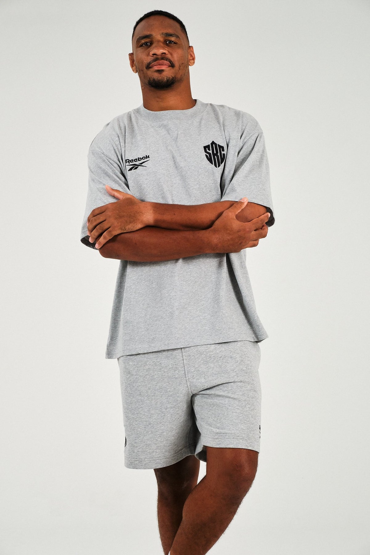 Sharks Reebok Heather Grey Tee