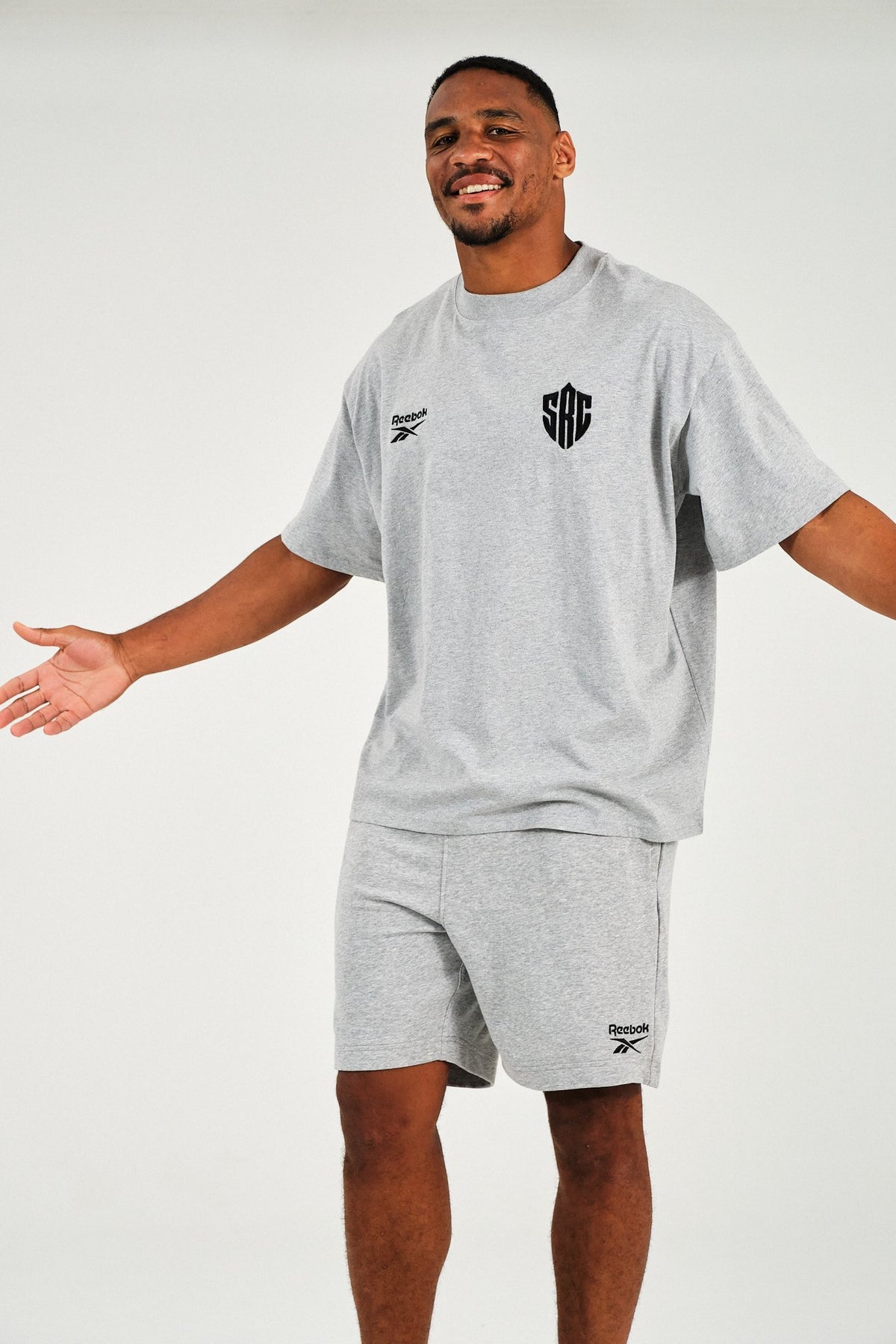 Sharks Reebok Heather Grey Tee