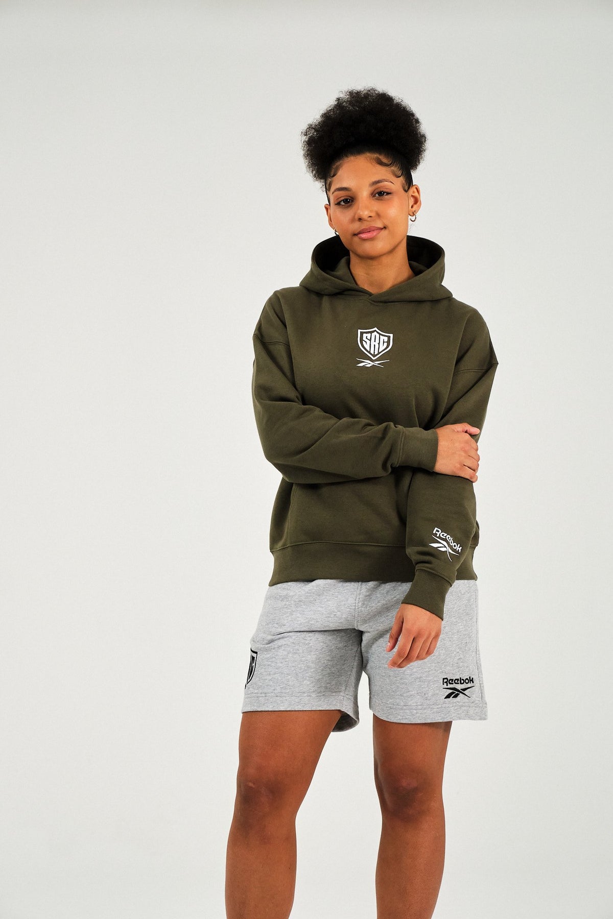 Sharks Reebok Khaki Hoody