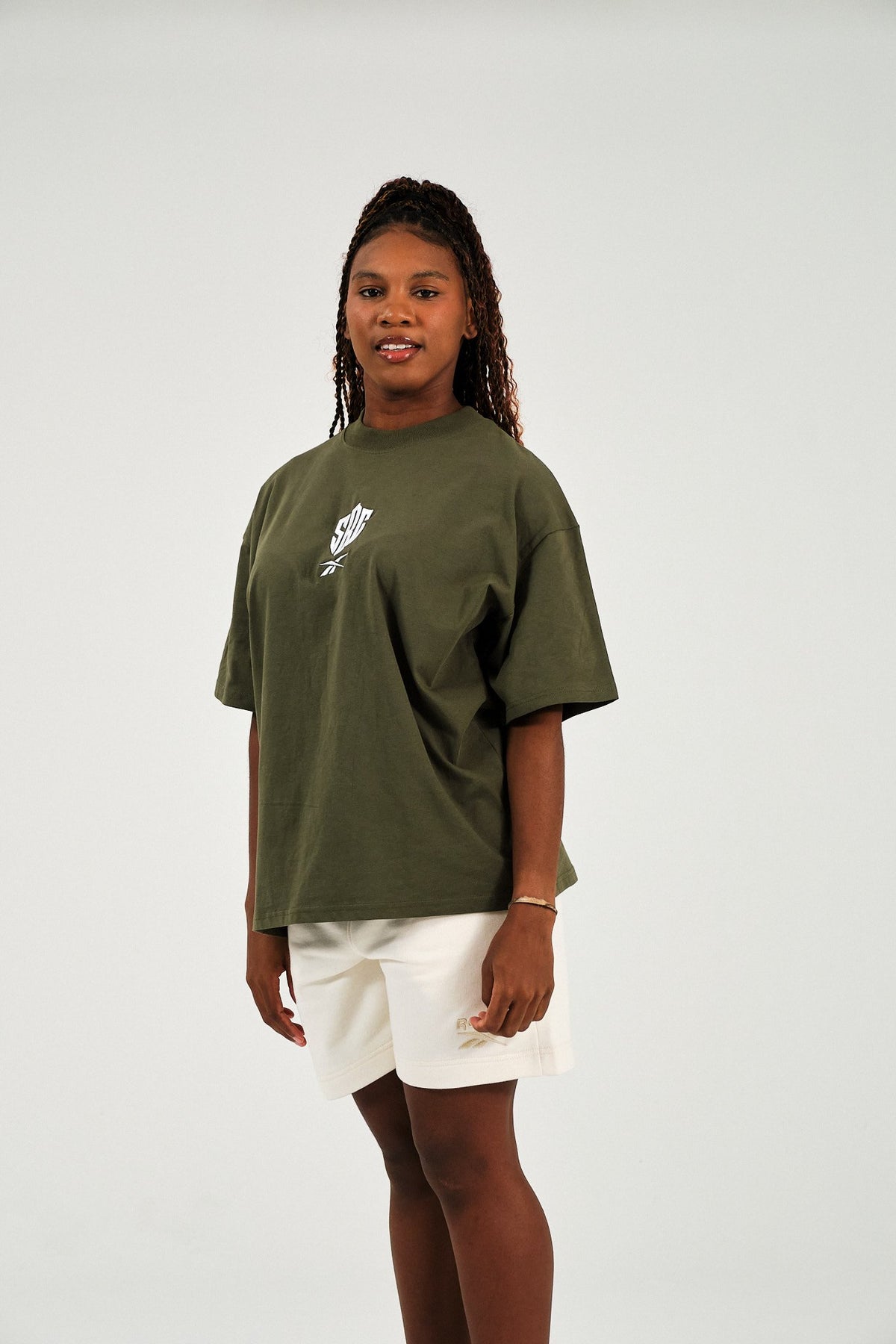 Sharks Reebok Khaki Tee