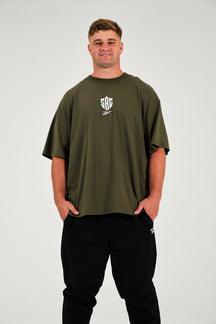 Sharks Reebok Khaki Tee