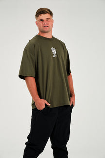 Sharks Reebok Khaki Tee