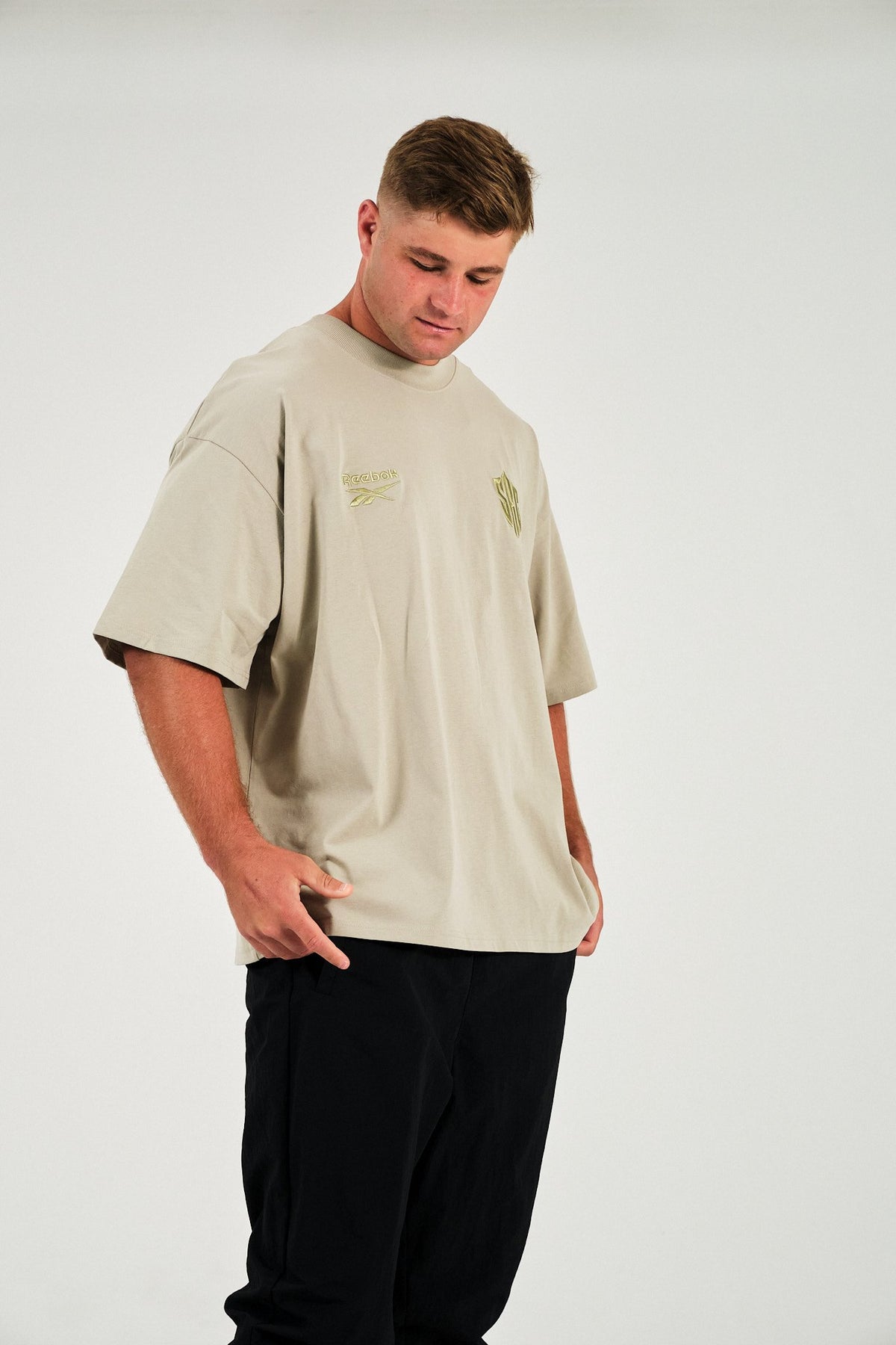 Sharks Reebok Stone Tee