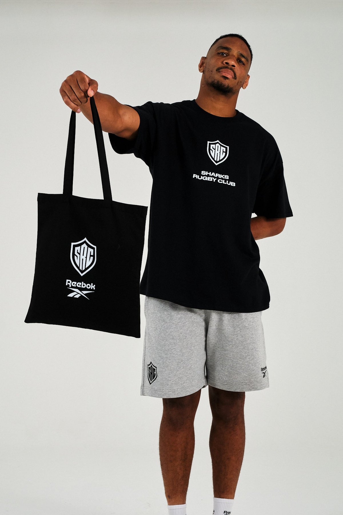 Sharks-Tote Bag Print(Front Only)-Black