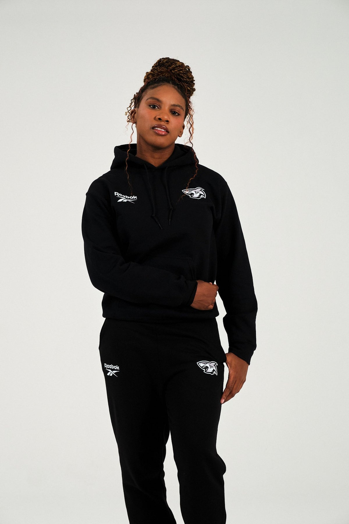 Sharks-Unisex Hoodie Print-Black