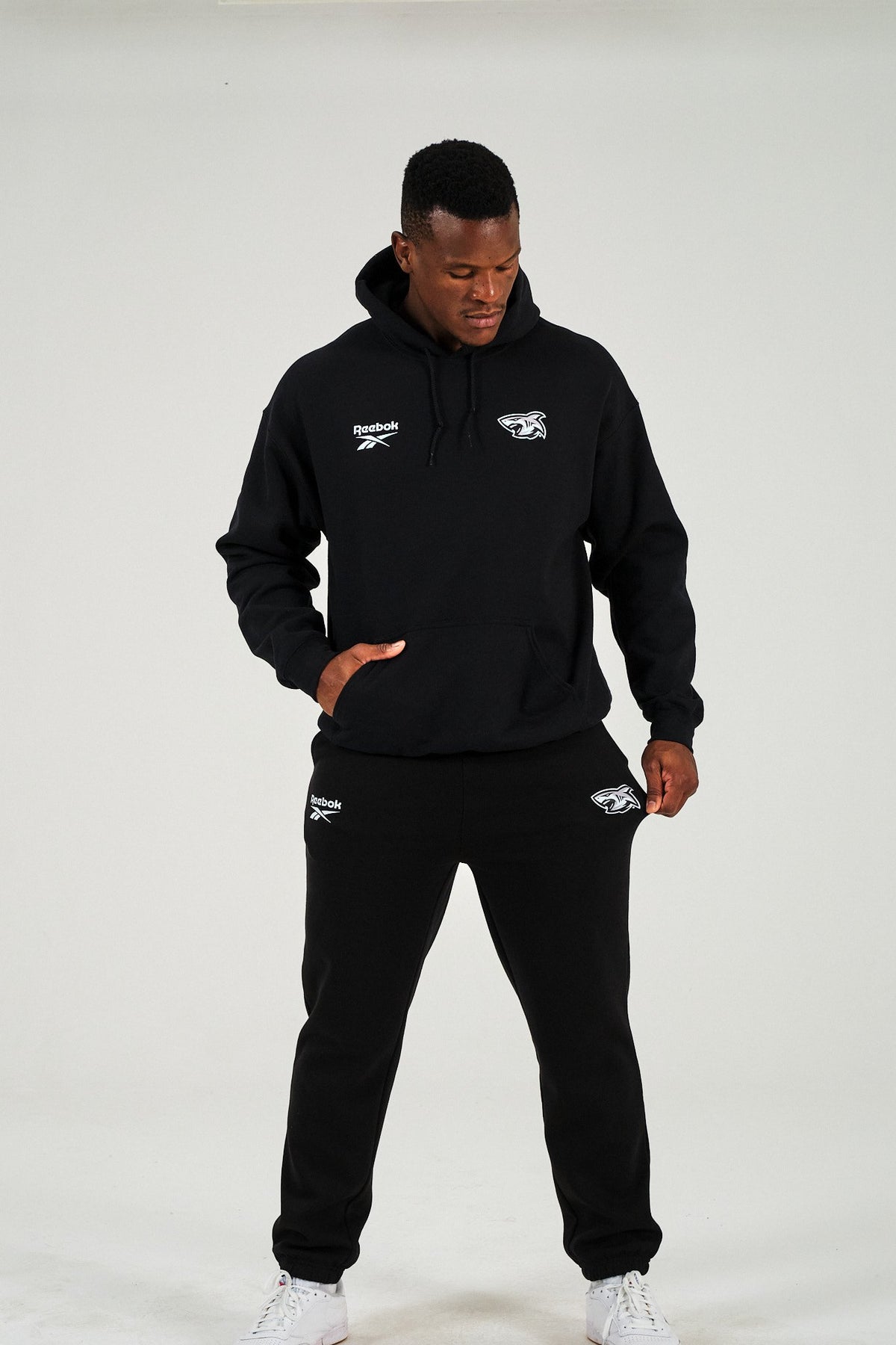 Sharks-Unisex Hoodie Print-Black